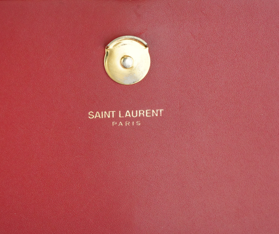 Pre-Loved Yves Saint Laurent Kate Tassel Bag in Red