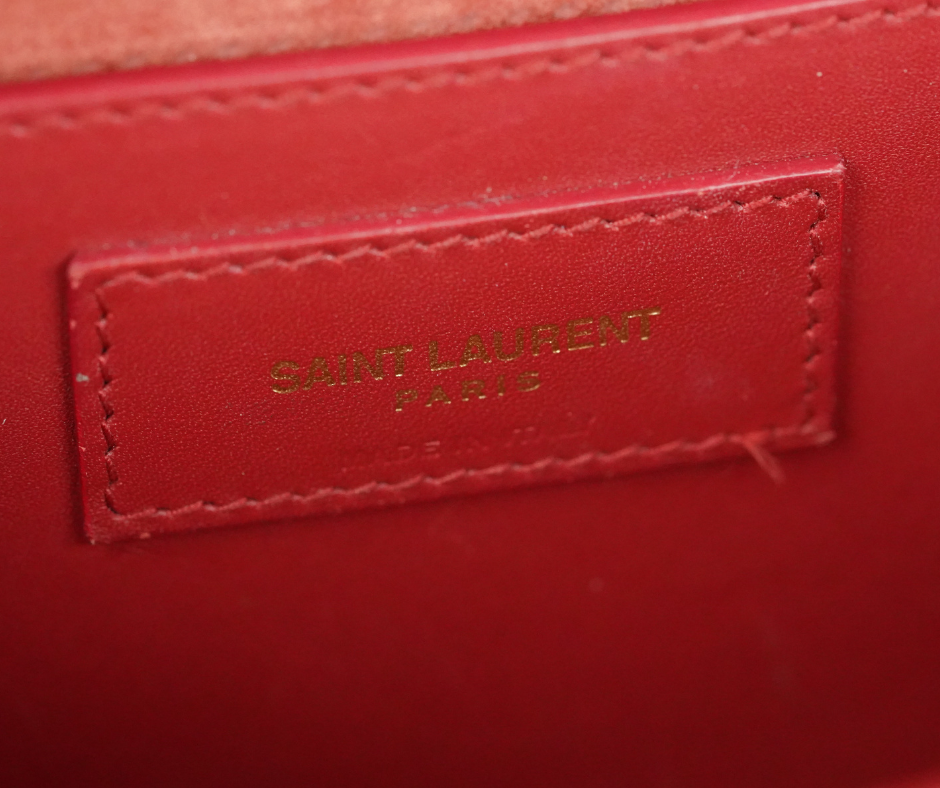 Pre-Loved Yves Saint Laurent Kate Tassel Bag in Red