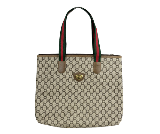 Pte-loved Vintage Gucci Plus GG Supreme Tote