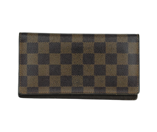 Pre-Loved Brazza Wallet Damier Ebene Wallet