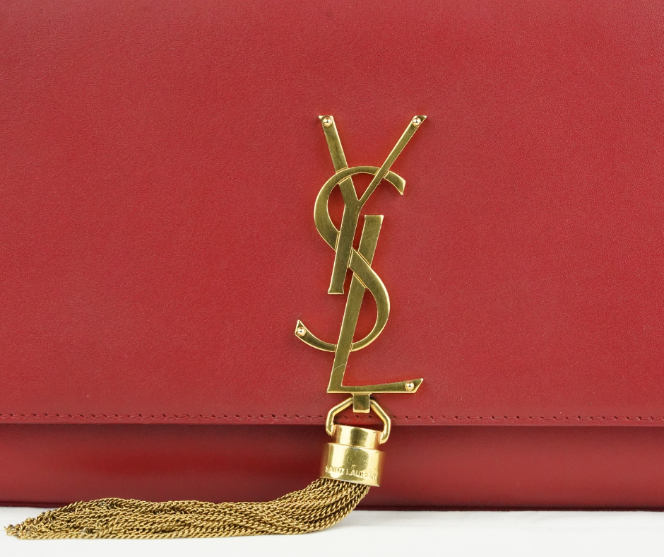 Pre-Loved Yves Saint Laurent Kate Tassel Bag in Red