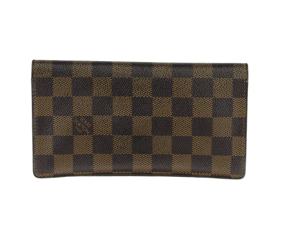 Pre-Loved Brazza Wallet Damier Ebene Wallet