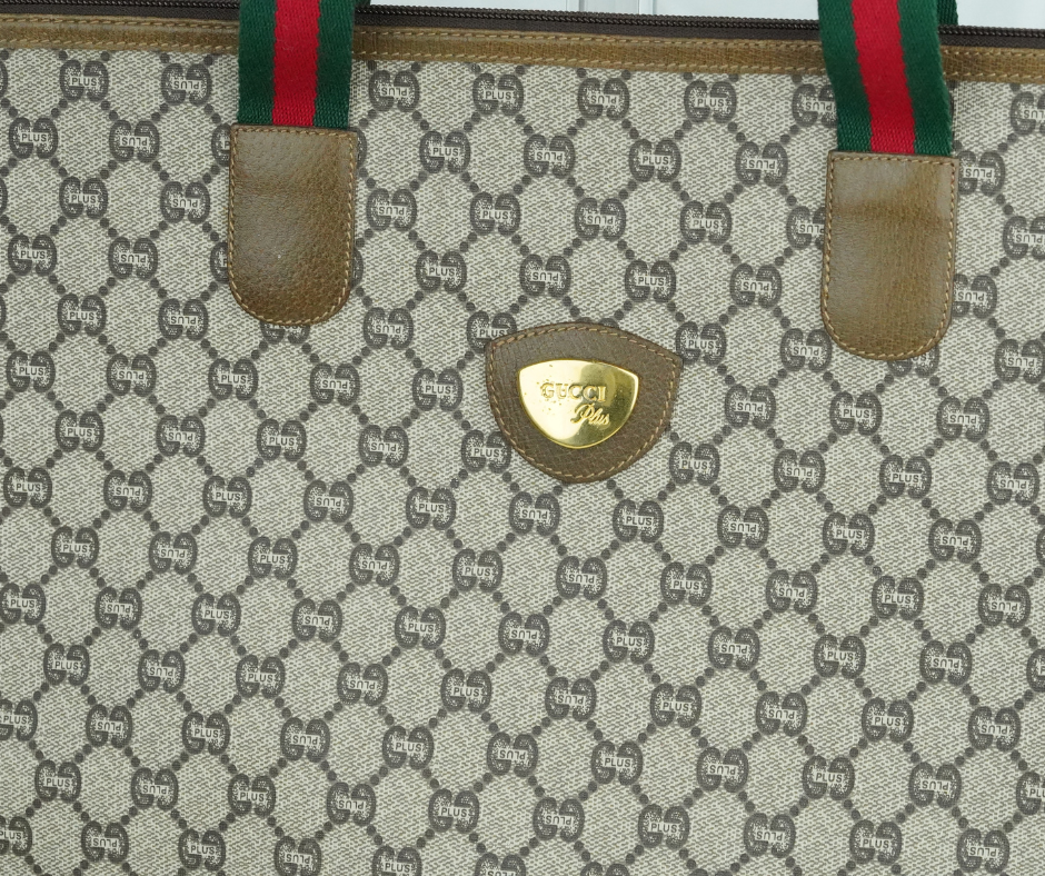 Pte-loved Vintage Gucci Plus GG Supreme Tote