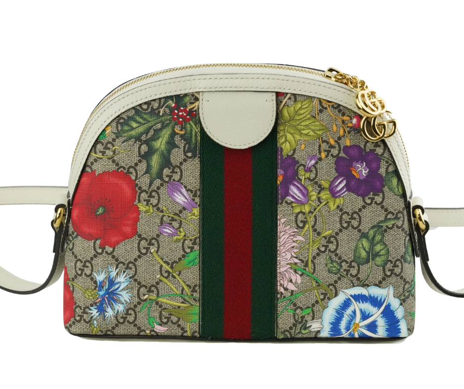 Pre-Loved Gucci Ophidia GG Floral Small Bag