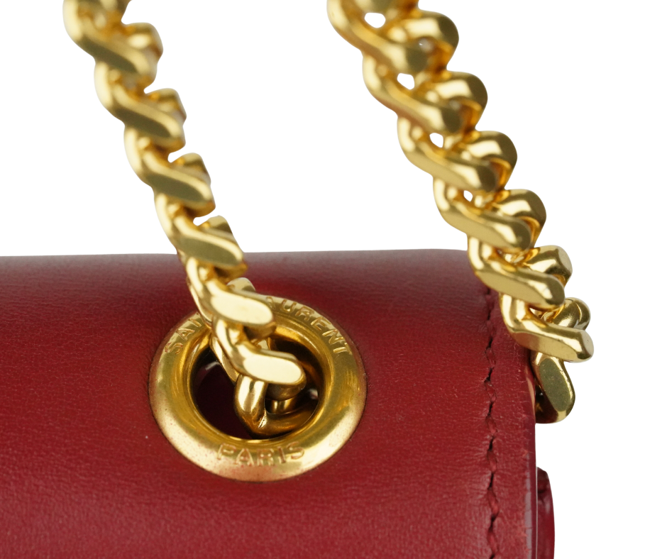 Pre-Loved Yves Saint Laurent Kate Tassel Bag in Red