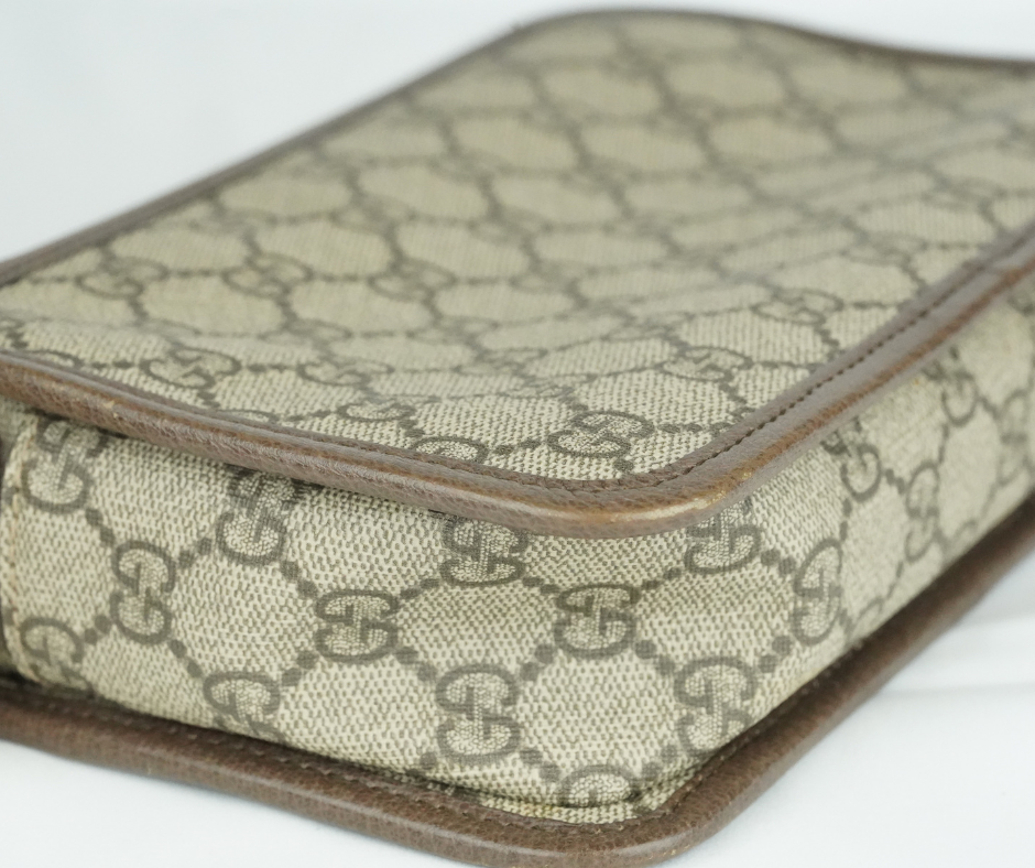 Pre-Loved Gucci Ophidia Canvas Top Handle Shoulder Camera Bag