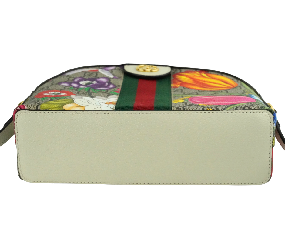 Pre-Loved Gucci Ophidia GG Floral Small Bag