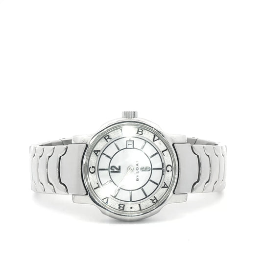 Pre-Loved Bvlgari Solotempo Date Watch in Stainless Steel (ST29S)