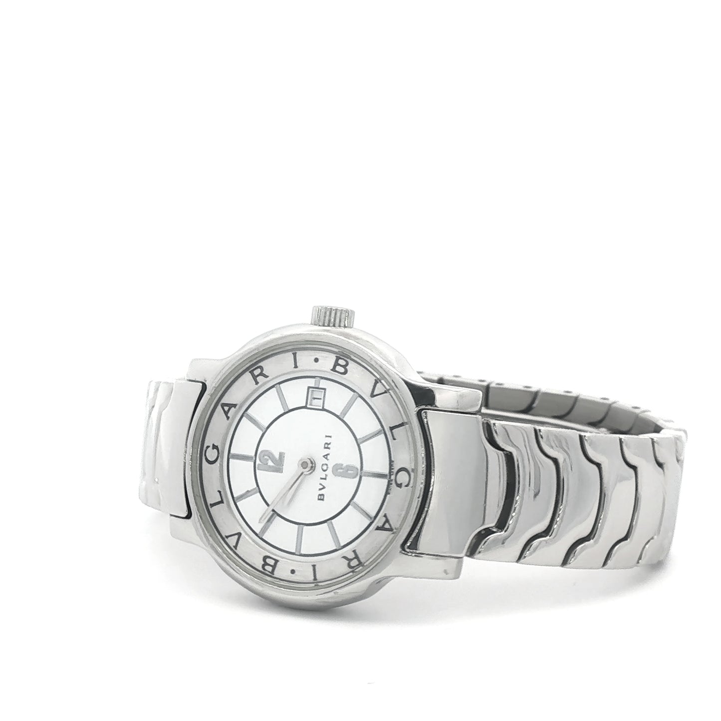 Pre-Loved Bvlgari Solotempo Date Watch in Stainless Steel (ST29S)