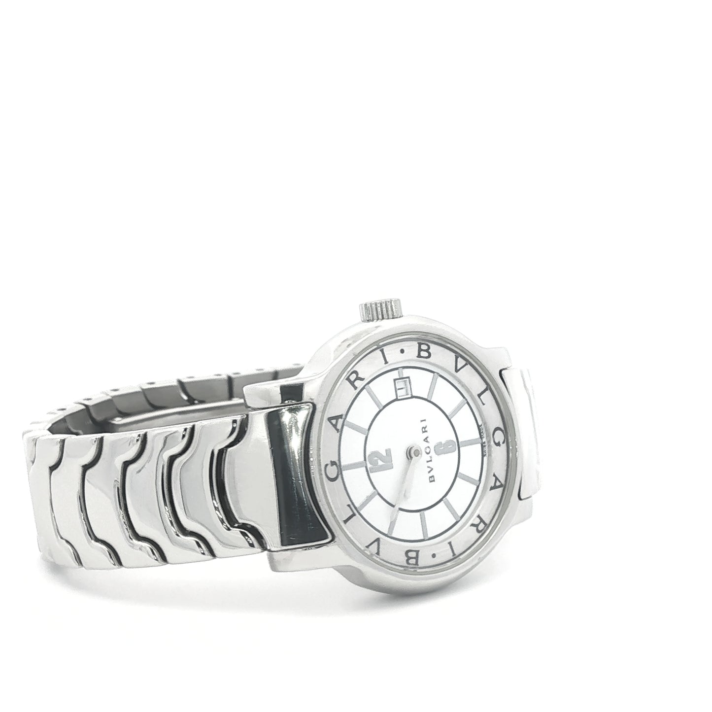 Pre-Loved Bvlgari Solotempo Date Watch in Stainless Steel (ST29S)